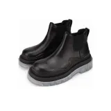 Bottega Veneta Tire Ankle-Length Chelsea Boots 5.5cm Men's Black Blue