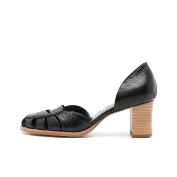 Sarah Chofakian Yosemite Chunky Heel High Heels 5.5cm Women's Black