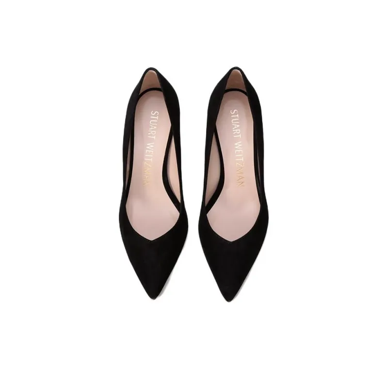 Stuart Weitzman/SW Slim Heel High Heels 7cm Women's Black-3