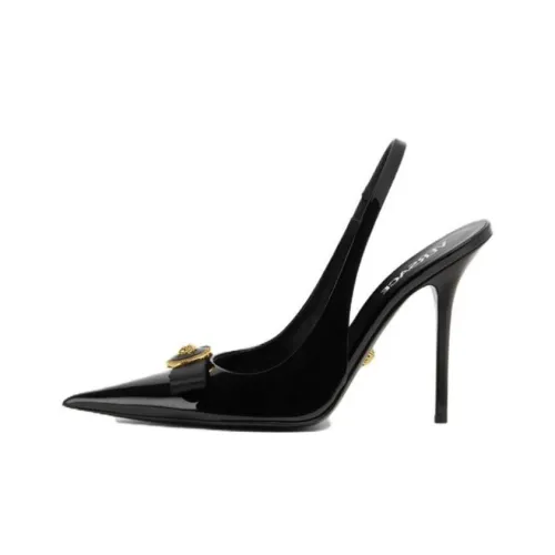 VERSACE Gianni 120mm Leather Pumps