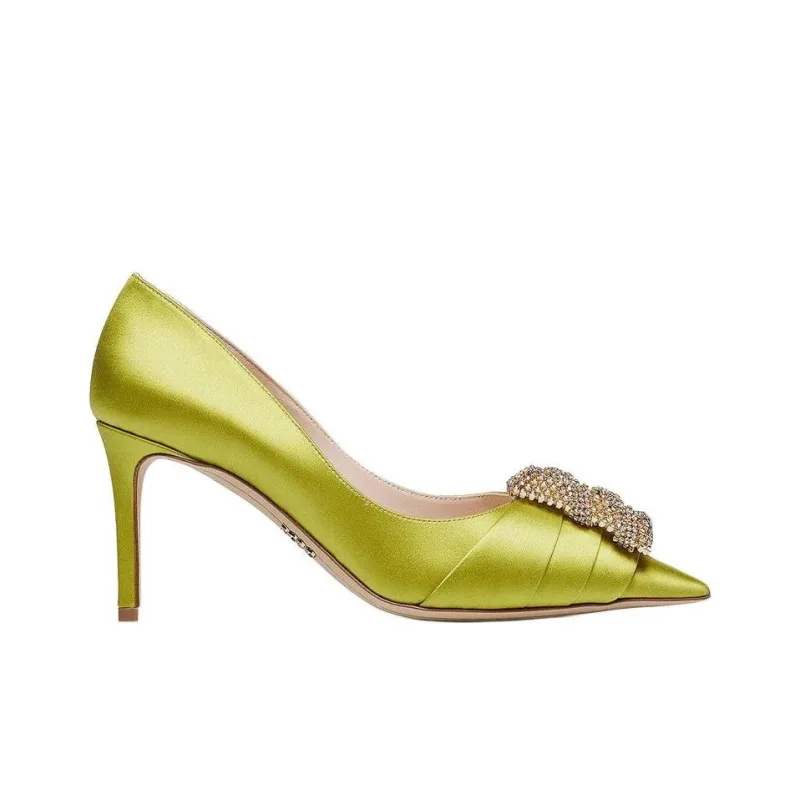 Rodo Dionne High Heels 8cm Women's Lime Green-1