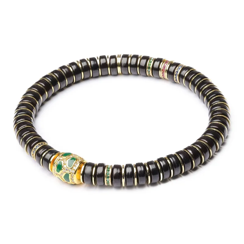 Honki Coconut Shell Beads Bracelets Unisex-0