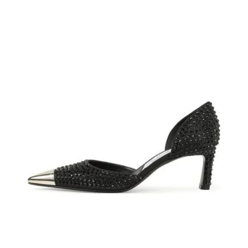 SERGIO ROSSI Dagger Slim Heel High Heels 5cm Women's Black