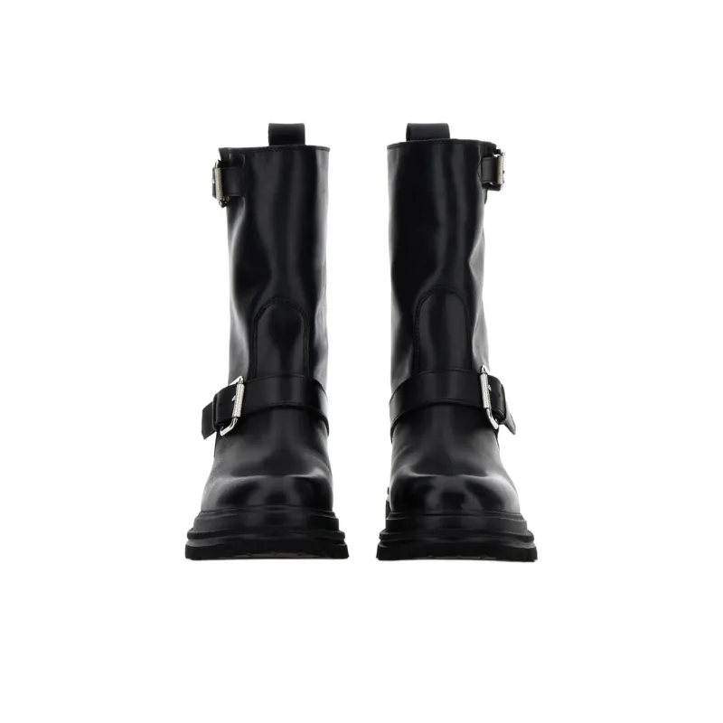 HOGAN Biker Boots Women's-4