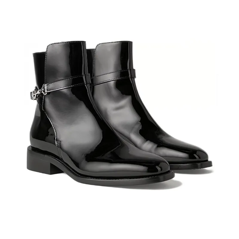 TOTEME The Jodhpur Patent Leather Boots Women's-2