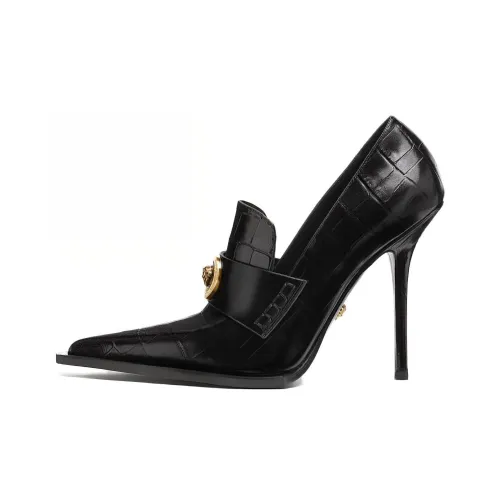 VERSACE Alia 115mm Leather Pumps