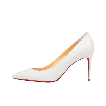 CL LUBOTING Kate Slim Heel High Heels 8.5cm Women's White