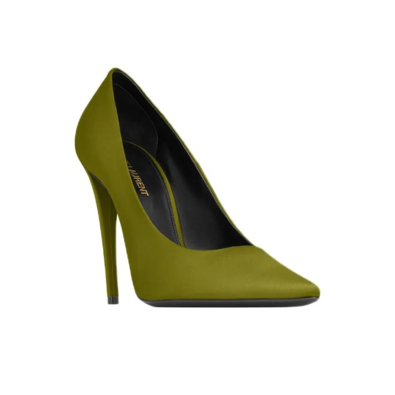 SAINT LAURENT Monceau Pointed Toe Pumps-2