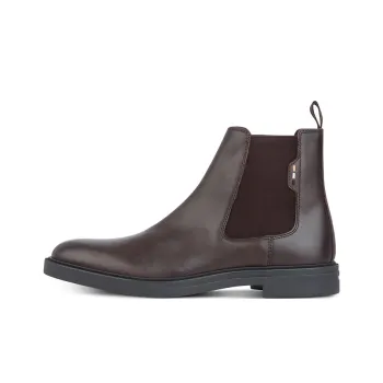 HUGO BOSS Short Chelsea Boots Men's Brown