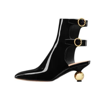 DIOR D Idole Ankle Boots 6cm Women's Black