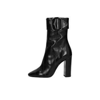 SAINT LAURENT Joplin Ankle Boots Women's Black