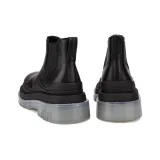 Bottega Veneta Tire Ankle-Length Chelsea Boots 5.5cm Men's Black Blue