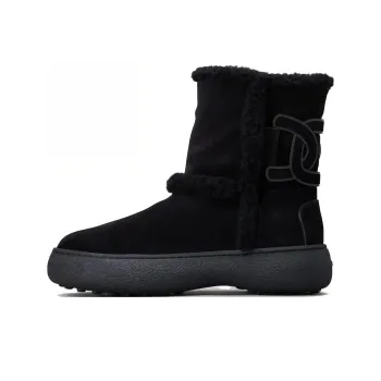 TOD'S Kate Logo Patch Ankle Boots Women's