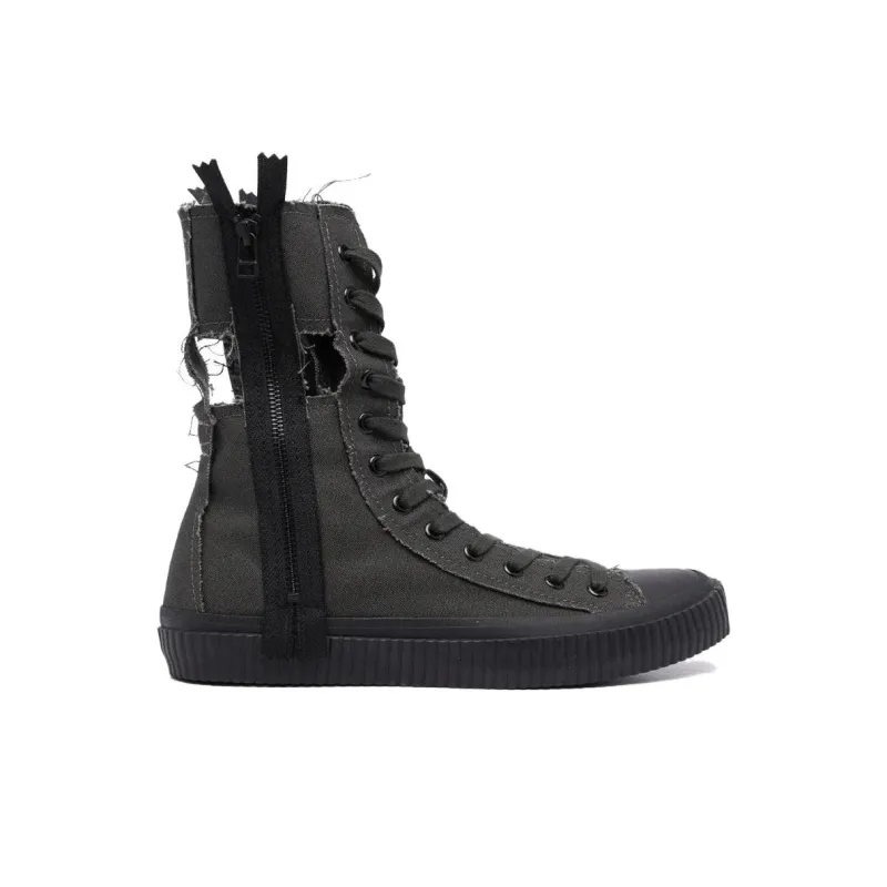 Yohji Yamamoto Ankle Boots Men's Dark Gray-1