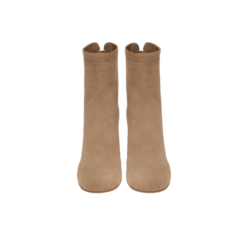 GIANVITO ROSSI Bellamy 85mm Suede Ankle Boots-3