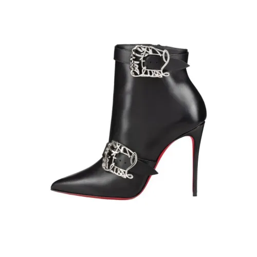 CL LUBOTING Ankle Boots 10cm Women's Black
