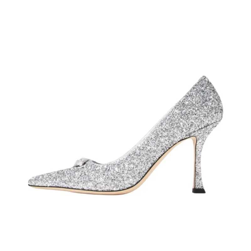Jimmy Choo Ryker High Heels 7cm Women's Silver-0