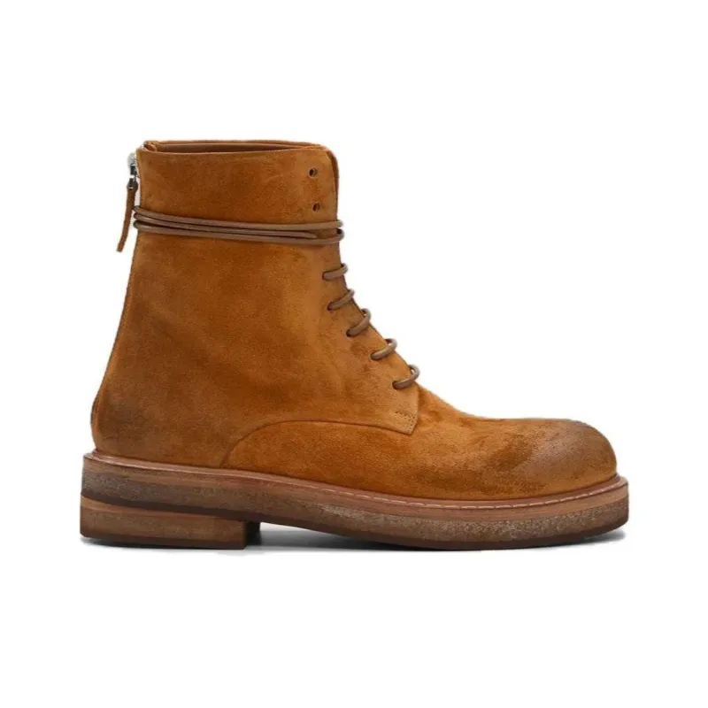Marsèll Lace-up Suede Boots-1