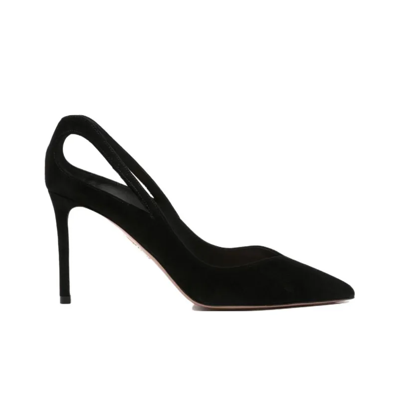 AQUAZZURA Sheeva 85mm Suede Pumps-1