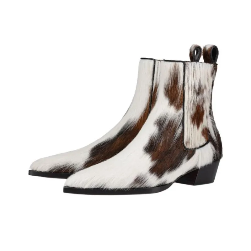 CL Cheliviss Short Chelsea Boots Men's Brown-2