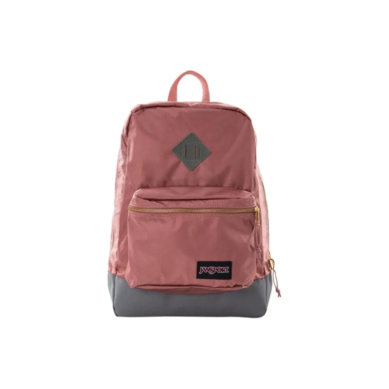 JanSport Fabric Backpack Medium Size Unisex Maroon-0