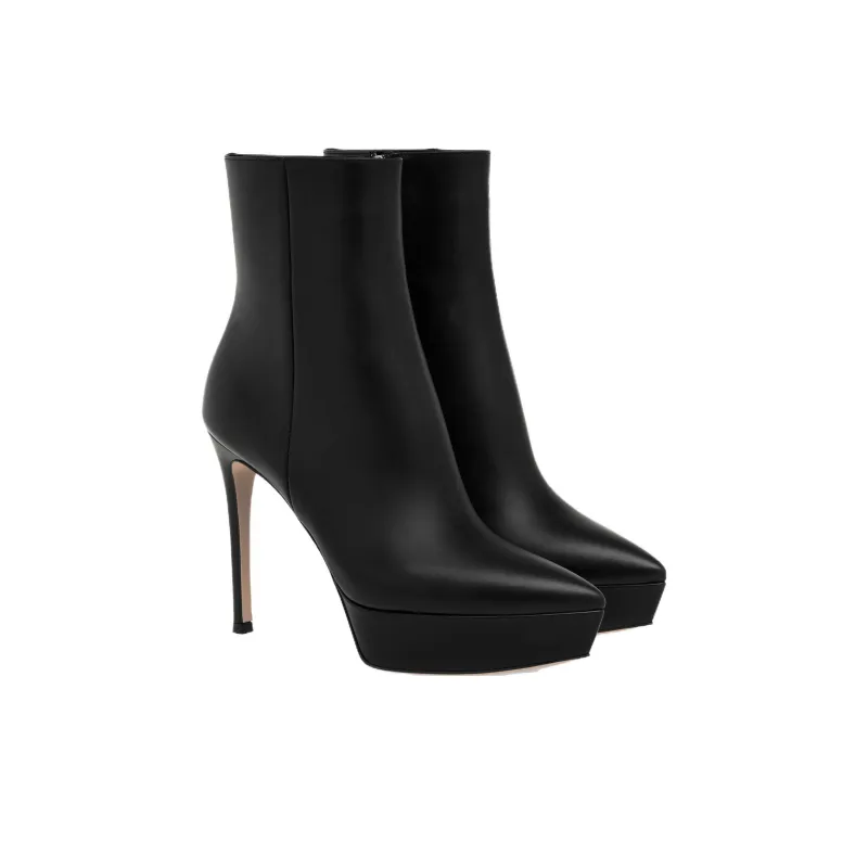 GIANVITO ROSSI Dasha 115mm Platform Booties-2