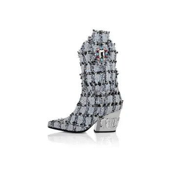PHILIPP PLEIN Cowboy Gothic Plein 85mm Boots