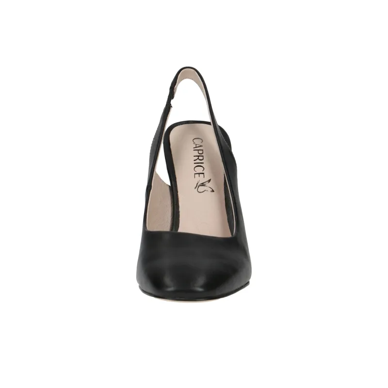 CAPRICE Twiggy Chunky Heel High Heels 8.5cm Women's Black-4