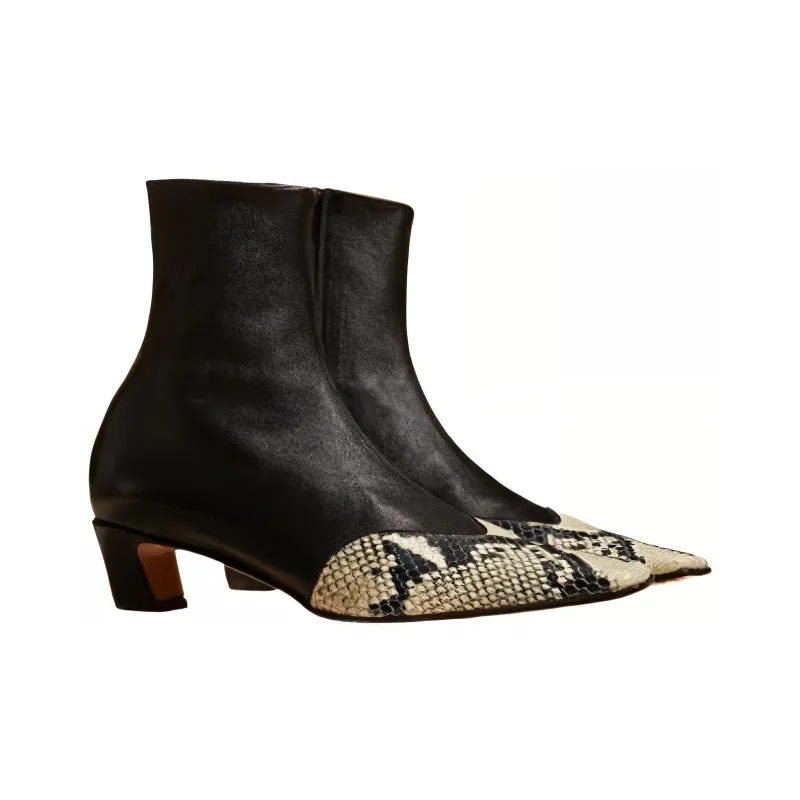 KHAITE Square Toe Ankle Boots Women's-2