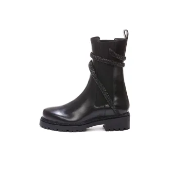 René Caovilla Wrap-around Leather Boots