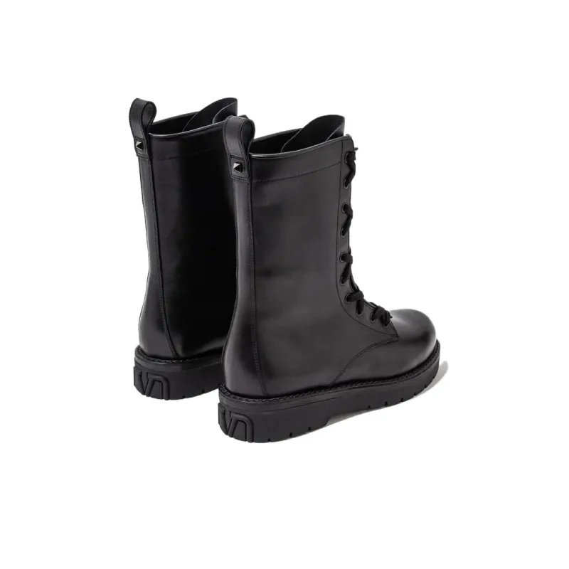 Valentino Martin Boot 4cm Women's Black-2