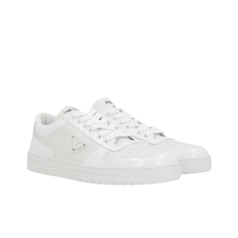 PRADA Downtown Low Top Skateboard Shoes Women's White-2