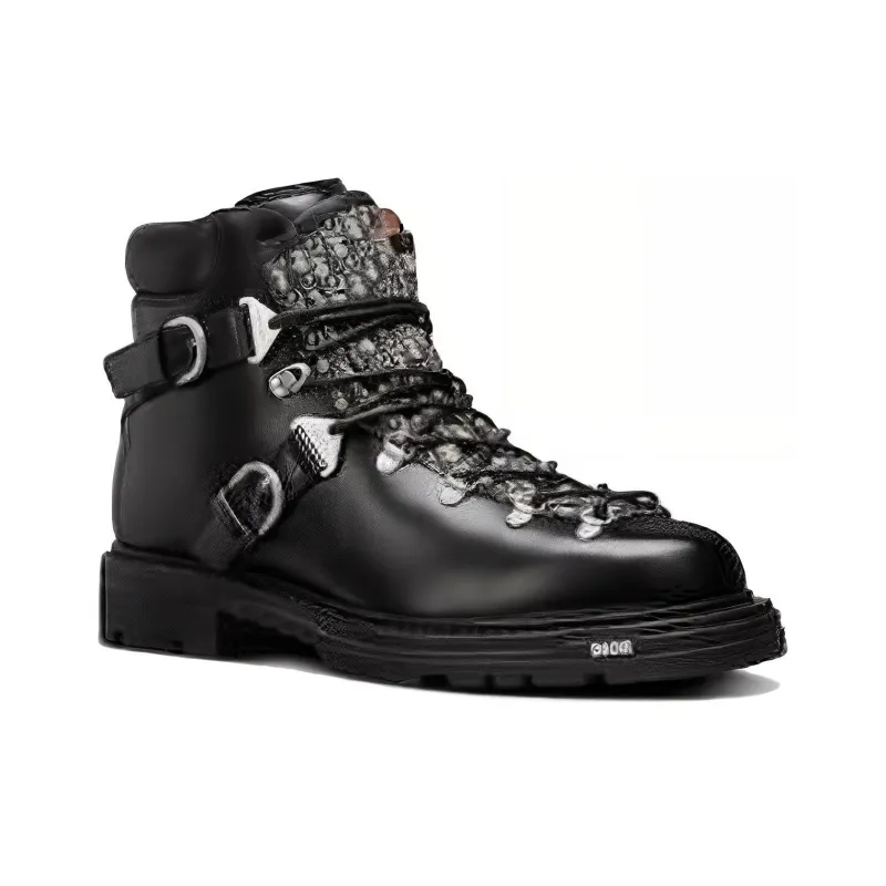 DIOR Explorer Ankle Boots Men's Black-2