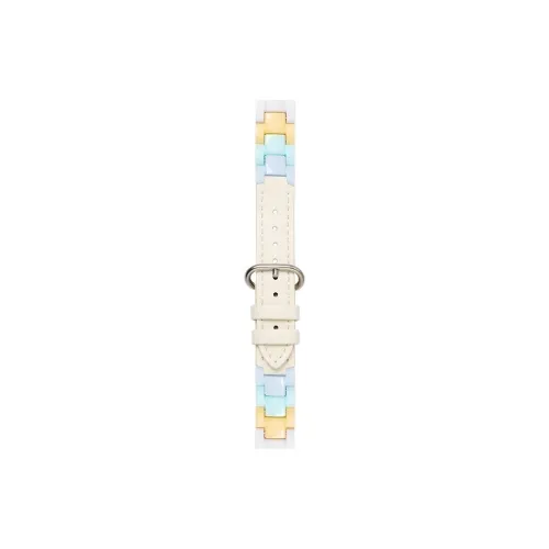 Mr. Strap Compatible With Huawei GT5 Pro Three Bead Leather Sports Strap Patchwork 22mm Replacement Wristband