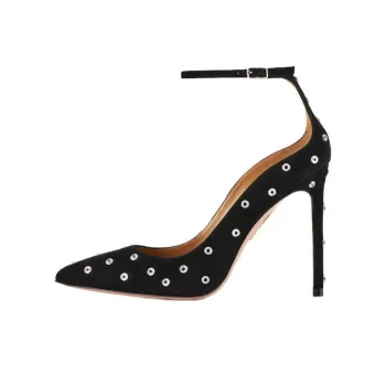 AQUAZZURA Love Affair Slim Heel High Heels 10.5cm Women's Black