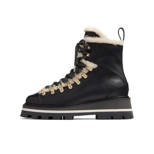 Jimmy Choo Chike Shearling-trimmed etnies