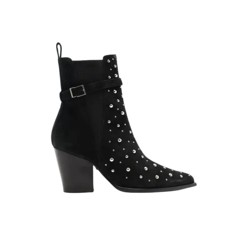 Schutz Short Chelsea Boots Women's Black-1