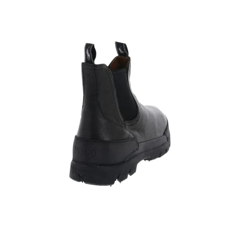 Polo Ralph Lauren Short Chelsea Boots Men's Black-4