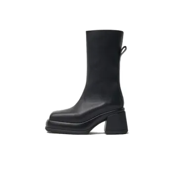 MIISTA Ankle Boots 8cm Women's Black