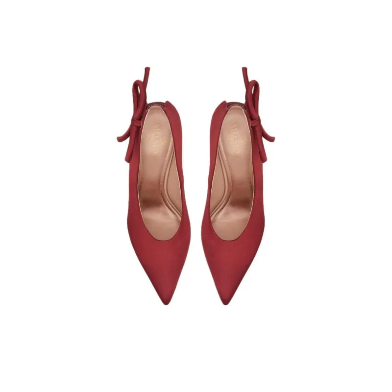 Valentino NITE OUT Slim Heel High Heels 11cm Women's Chestnut-3
