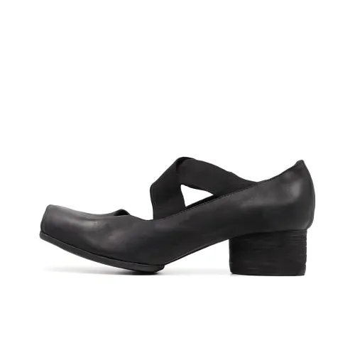 UMA WANG Square Toe Ballerina Pumps