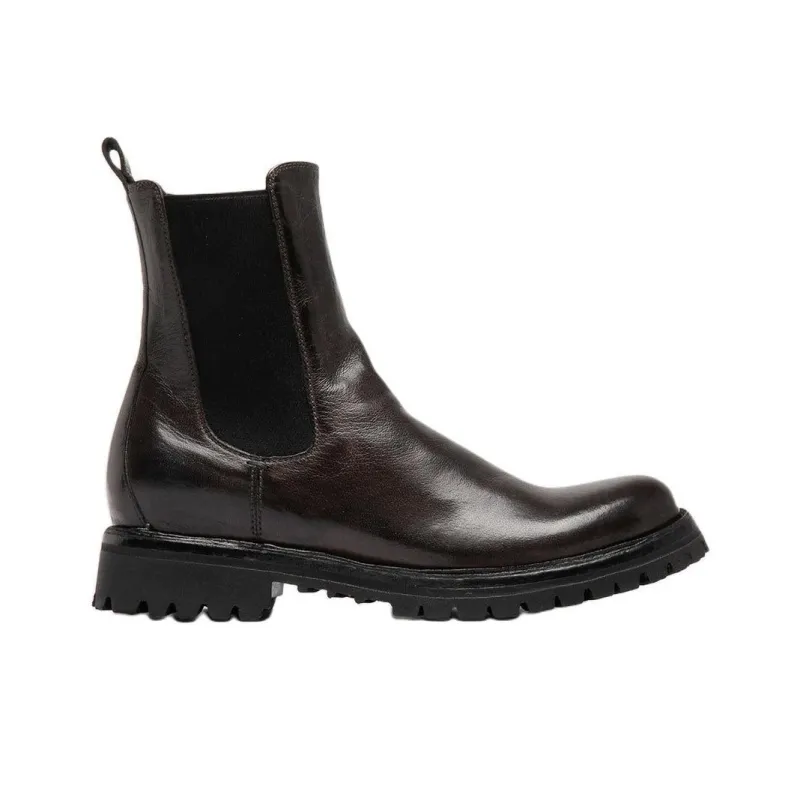 Officine Creative Loraine Short Chelsea Boots 3.5cm Women's Taupe-1