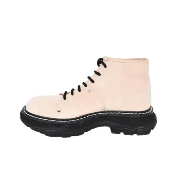 Alexander McQueen Tread Boots 'Beige Black' Women's