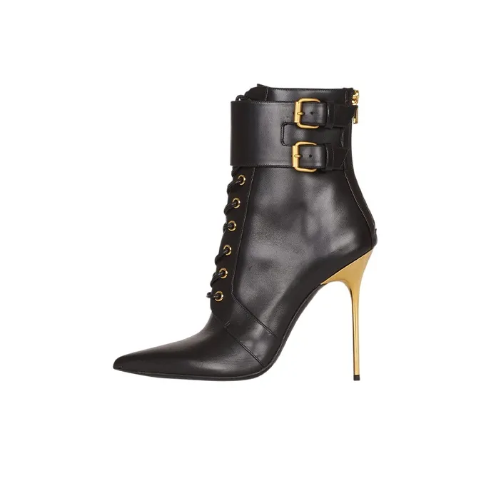 BALMAIN Uria Lace-up Ankle Bots-0