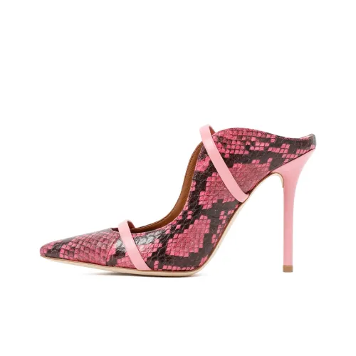 Malone Souliers Slim Heel High Heels 10cm Women's Rose Red