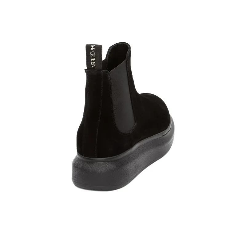 Alexander McQueen Leather Chelsea Boot Black Women's-2