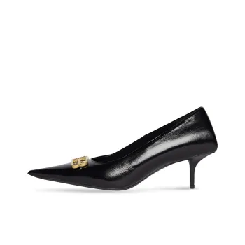 Balenciaga Square Knife Bb 60mm Pumps 'Black Shiny Lambskin' Women's