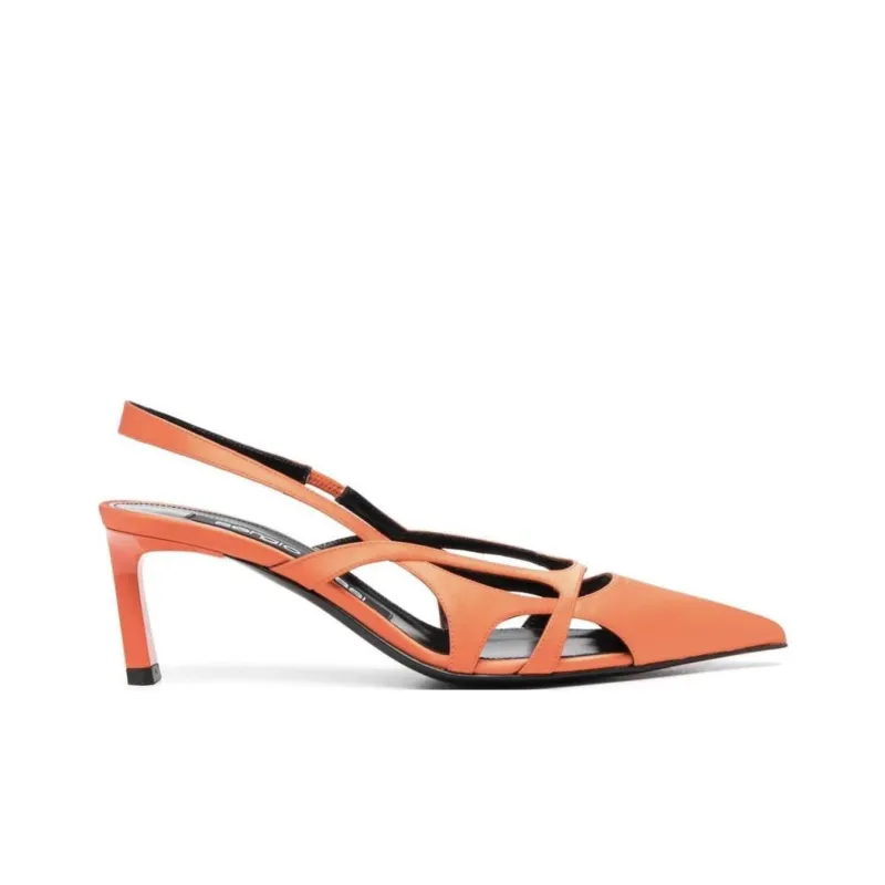 SERGIO ROSSI Aracne 95mm Slip-on Sandals-1