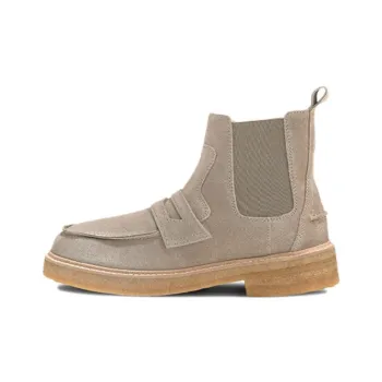 Inuikii Short Chelsea Boots Men's Beige