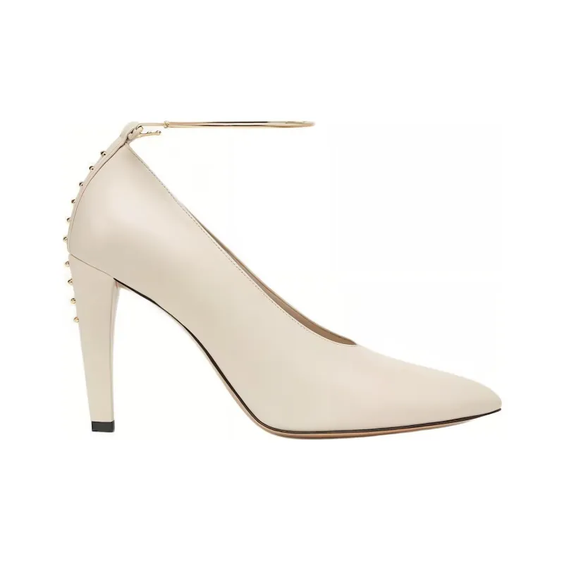 FENDI Filo 95mm Leather Pumps-1